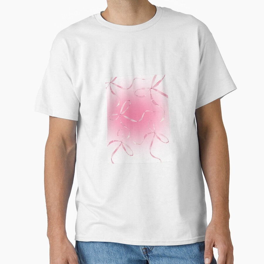 pink bow coquette aesthetic art by Enchanted  Pratha