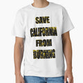 Save California From Burning Black Text by vineeth