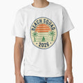 Beach Squad 2026 Retro Sunset Sailing Summer Group Vacation Art by PixelWaveBD