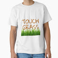Touch Grass Meme Sticker by LMFDesigns