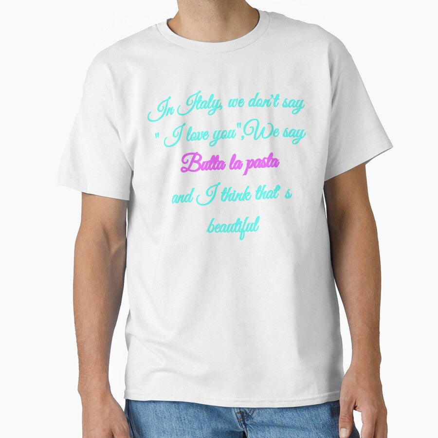 In Italy we say Butta la pasta - Funny Italian Food Quote Pop Neon by TheItaliandilemma