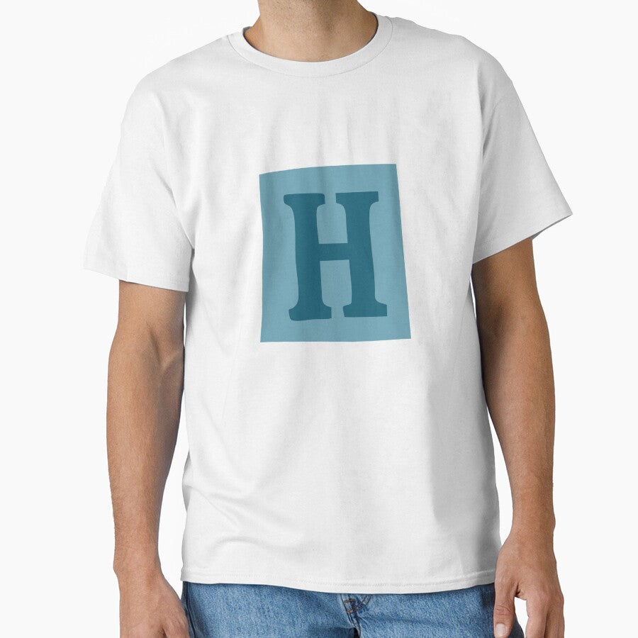 Letter H - Colorful Cutout Paper Collage Alphabet Initial by uncoXab