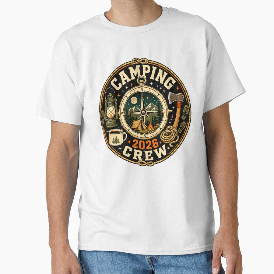 Camping 2026 Crew Vintage Outdoor Adventure by INKPOPTOURI