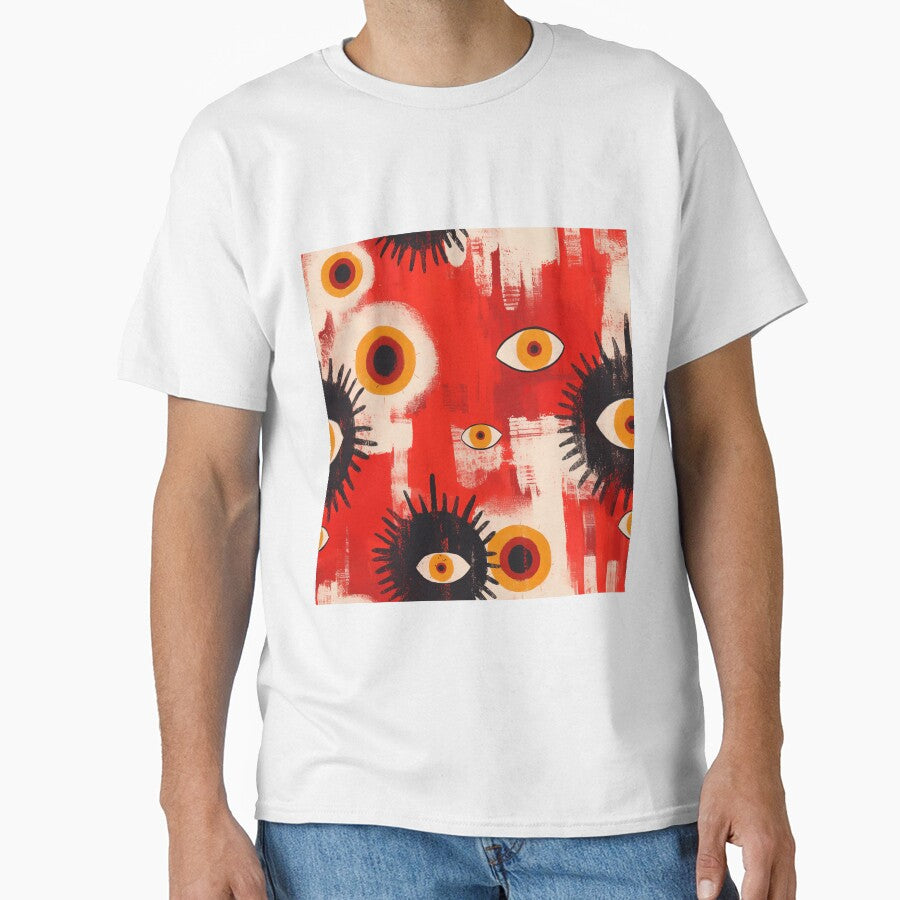 Creepy All Seeing Eye Pattern by bubblegoth