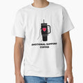 Emotional Support Coffee - Minimalist Aesthetic Tumbler Design by vlahstudio