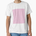 Check Pattern Lilac And Pink Wavy Checkerboard Pattern Sleeveless Top by 4seasondesign