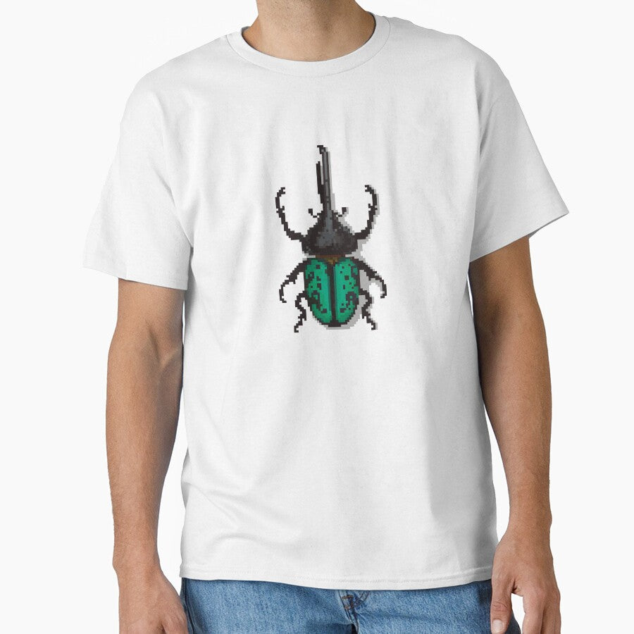 Pixel art beetle nº 47 by Kanistamps