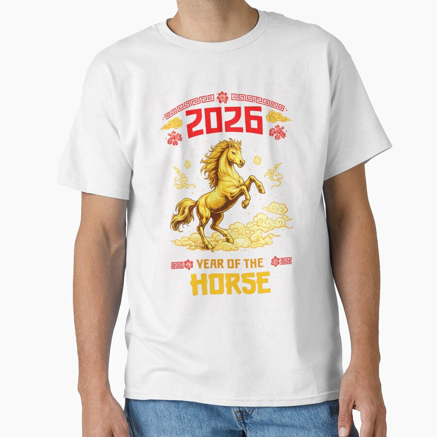 Year of The Horse 2026 Lunar New Year Chinese New Year 2026 by first-shirt ⭐ ⭐ ⭐ ⭐ ⭐