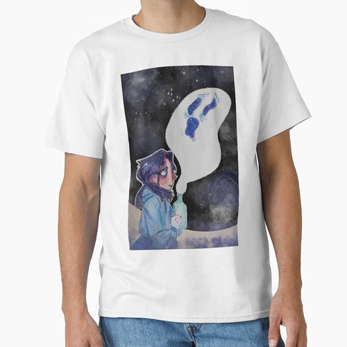 a girl and her anxious ghost pal by losthermarbless