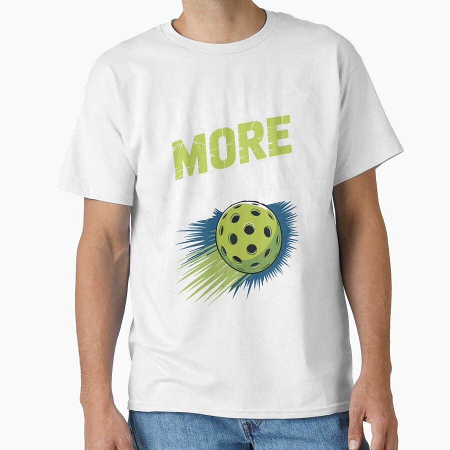 Just One More Game – Funny Pickleball Addict Sports Design by RogueDroid