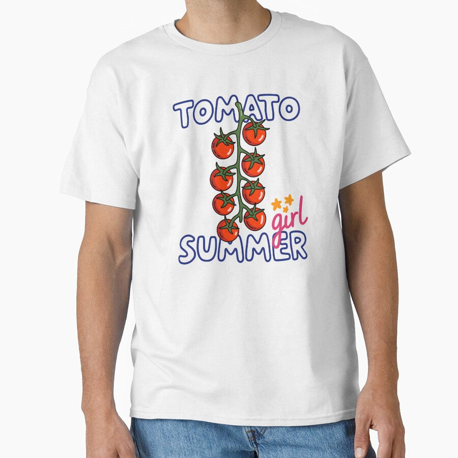 Tomato Summer Girl – Cute Tomato Vine Aesthetic Design by Snifferius