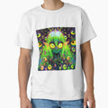 Weird Alien Anime Girl and Creepy Eyes by bubblegoth