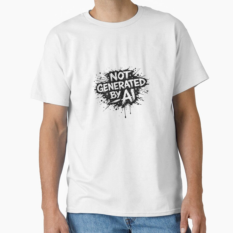 Not Generated by AI Punk Sticker by Antonrec86