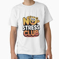 No Stress Club - Happy Smiley Mascot Typography Design by 92160057