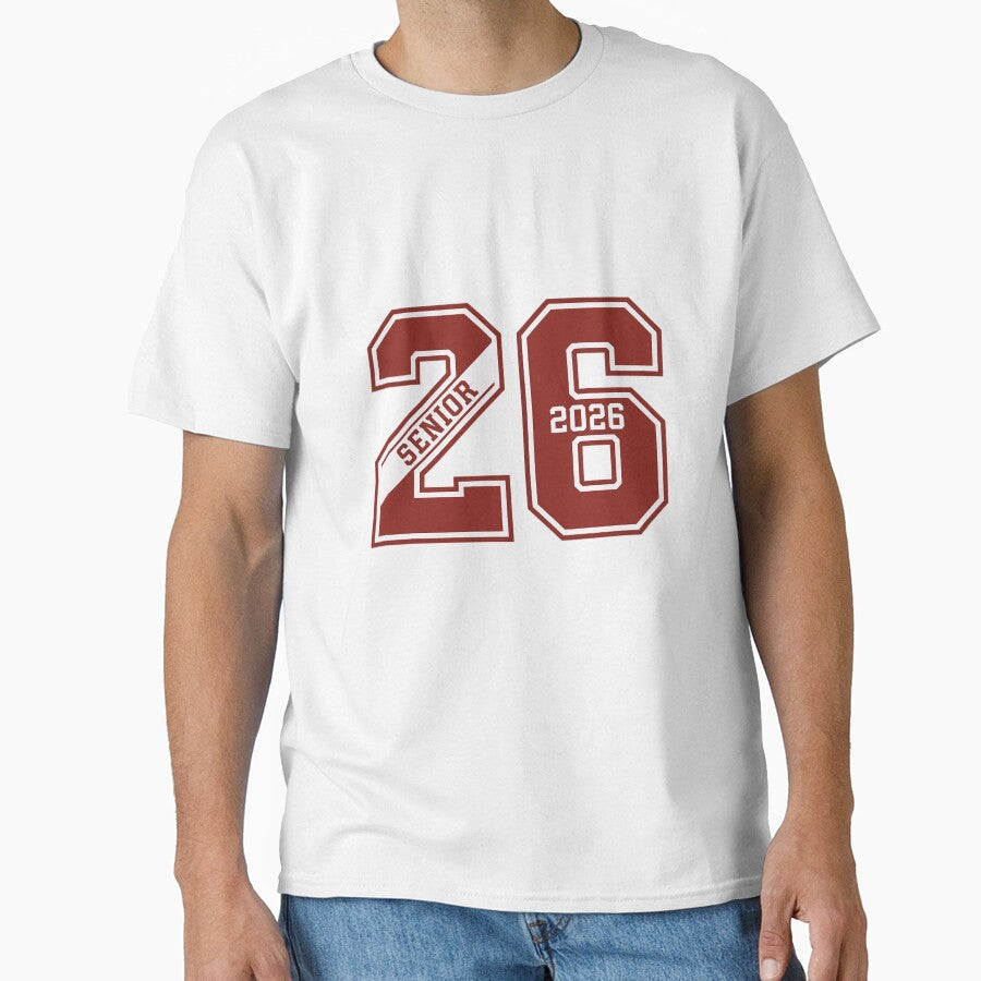 CLASS OF 2026 - MAROON LETTERMAN STYLE SENIOR CLASS 26 by catsdothingz