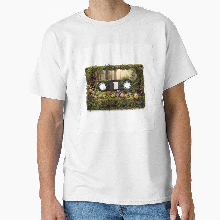 Vintage Moss Cassette Player - Nature Core Aesthetic Retro Tech by EverSale
