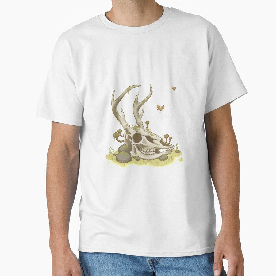 Mossy Deer Skull by HuntingForTeeth