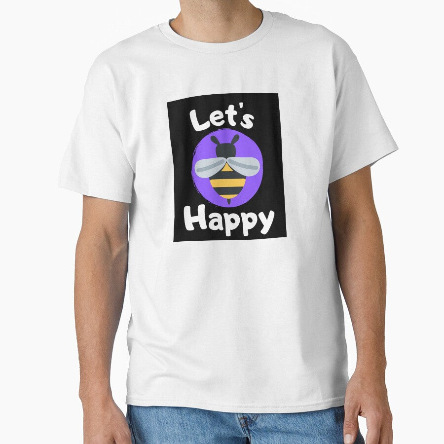 Let's BEE happy honeybee print by PCpallavi