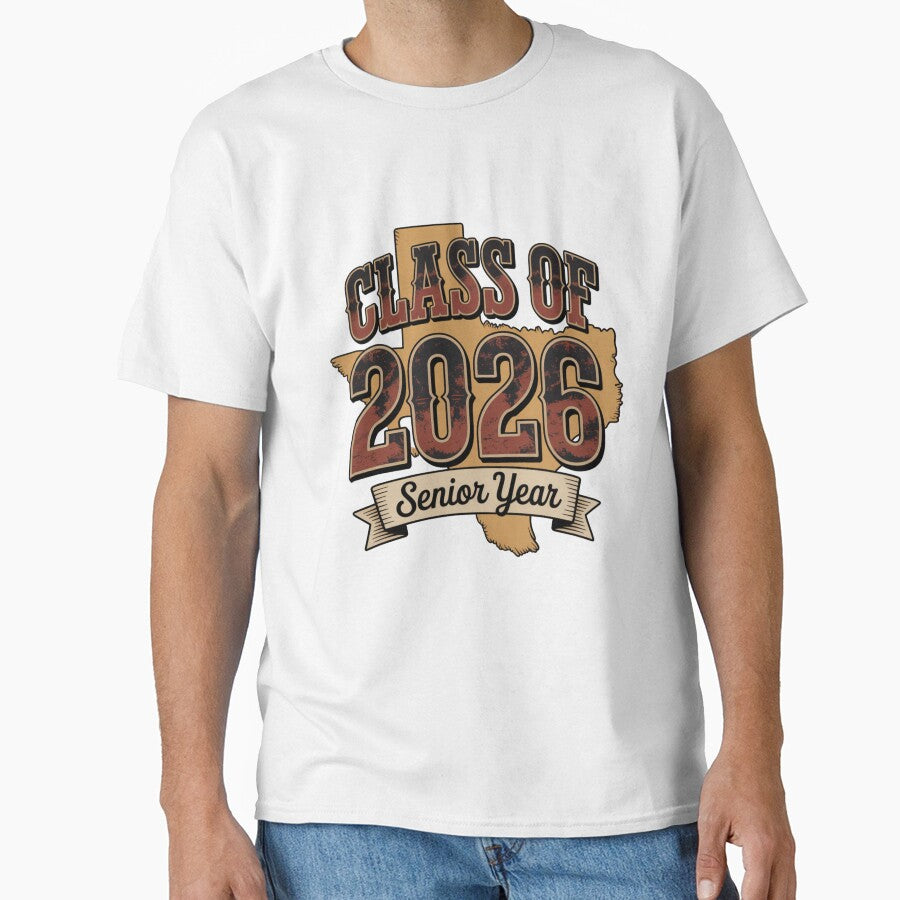 Class of 2026 Senior Year Texas Style – Western Graduation Design by What a cute-Tee