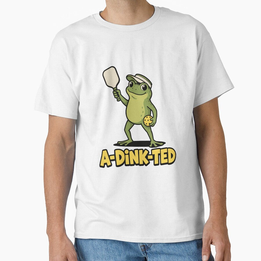 A-DINK-TED Funny Pickleball Frog Dink Sports Lover Gift by w1ckerman