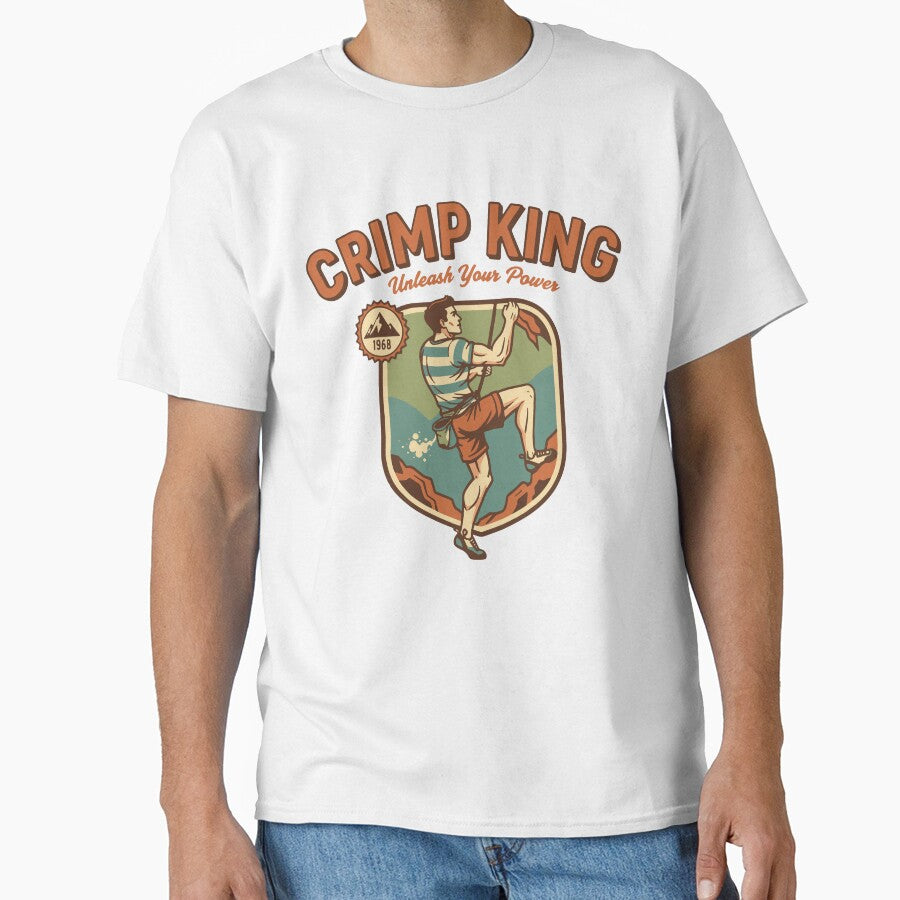 Crimp King Unleash Your Power Rock Climber by LuminOrb