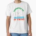 Promoted To Grandpa Of Twins Est 2026 Funny Family Announcement by zamiokaline