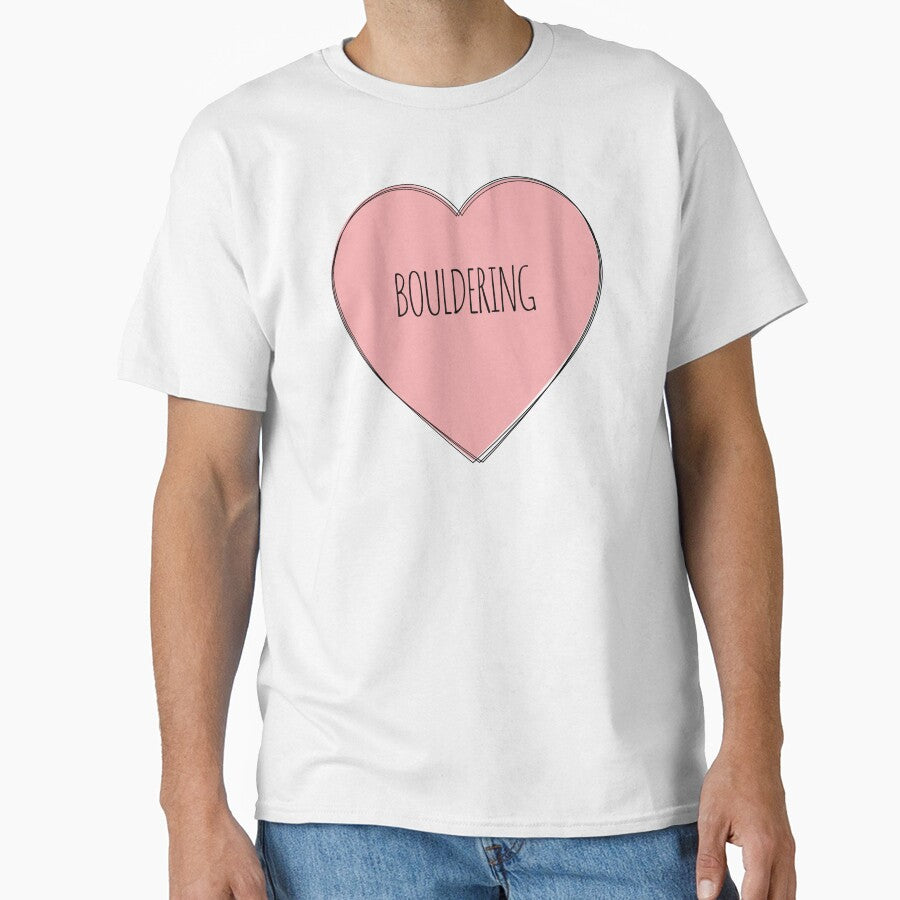 I Heart Bouldering Pink by MaryAller