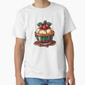 Cute Pixel Christmas Pudding with Holly Topping by BankMano