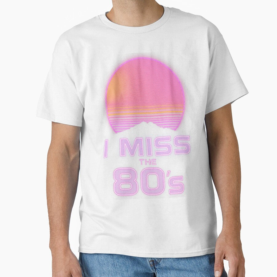 I Miss The 80s – Neon Sunset Grid by SteadyRolling