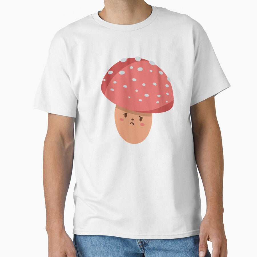 Sad Red Toadstool Mushroom by autumn-acorns