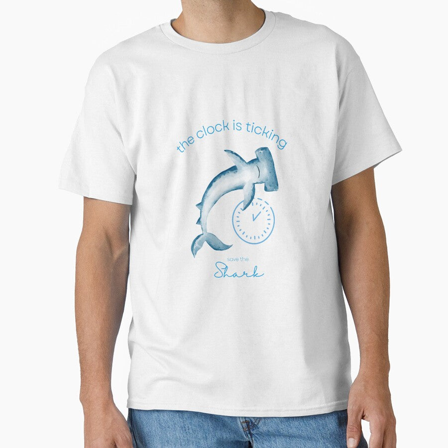 Protect The Shark Save the Shark The Clock is Ticking Bath Mat by MagicWolfStar