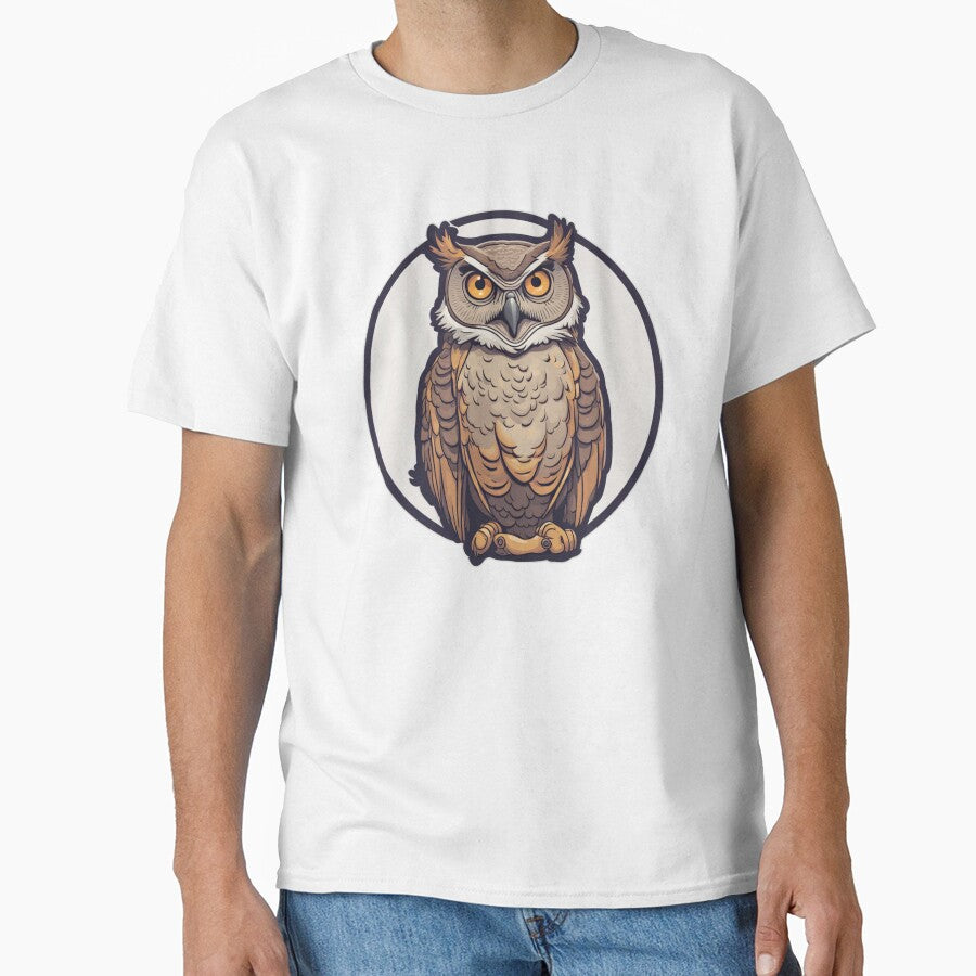 Brown Horned Owl by FamiliarPufferfish
