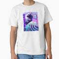 Vaporwave Art - Japanese Great Wave off Kanagawa Glitch Aesthetic Kanji by Hitagivapor