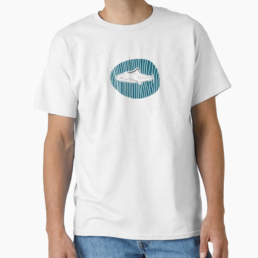 Shark lovers minimalist design shark lines by Tropical Blood