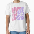 Matisse Pastel Flower Minimalist Modern T-Shirt by XelaStore