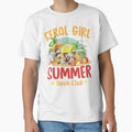Feral Girl Summer Book Club Book Girl T-Shirt by kdllama