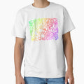 Abstract rainbow marker lines drawing | Colorful creative artsy hand drawing line composition by lausn