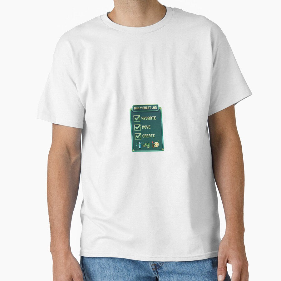 Daily Quest Log 2026 gamified habit tracker hoodie by Elloracomplex