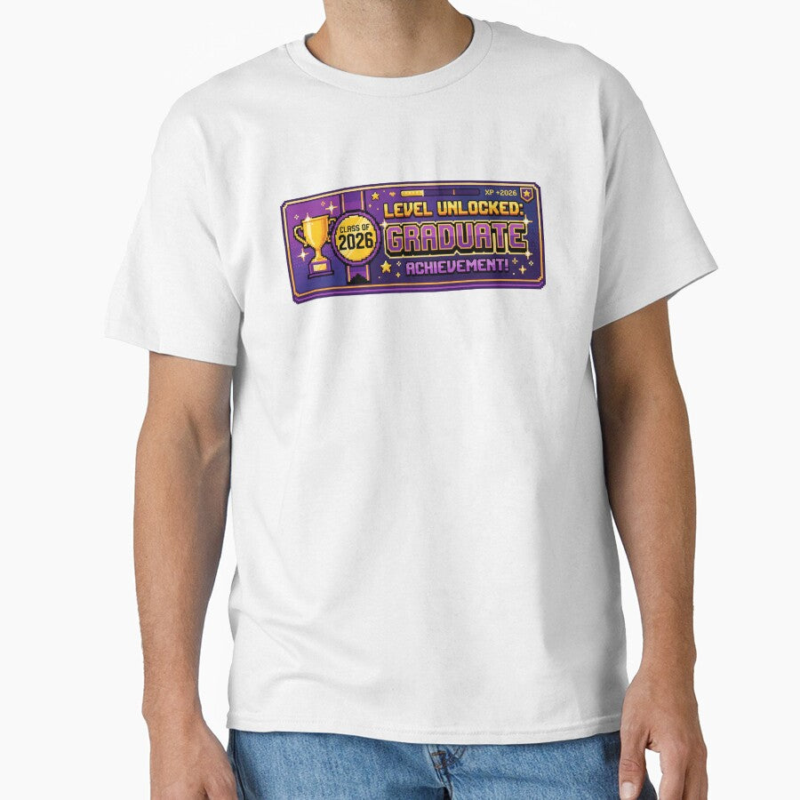 Level Unlocked Graduate 2026 Gaming Achievement Grad Gift by Osmose-Studio ⭐⭐⭐⭐⭐