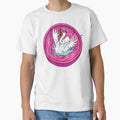 Silly Goose Splashing Pink Kiddie Pool Retro by Arc2020