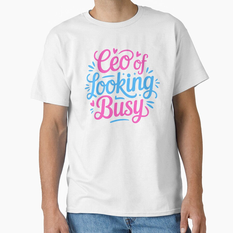 CEO Of Looking Busy! Pink Corporate Girlie by PMCreative