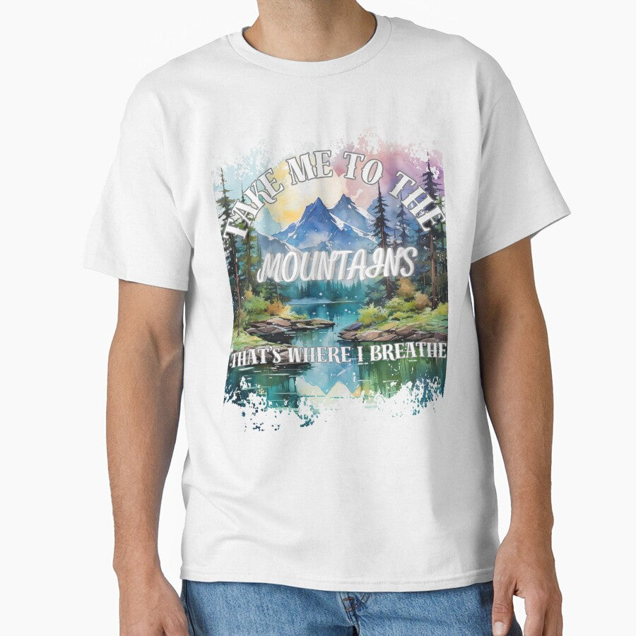 Take Me to the Mountains – Hiking Shirt by ArtbyCrystal