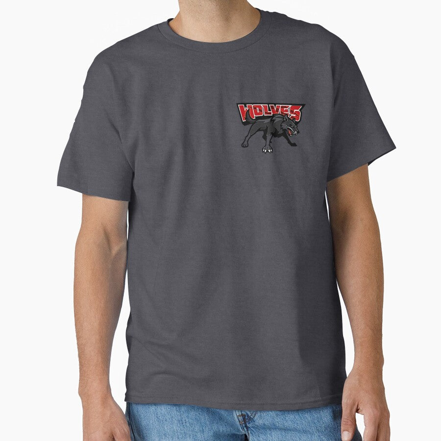 Dangerous Wolf Design With WOLVES Inscription by NoxLand