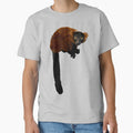 R is for Red Ruffed Lemur,Red Ruffed Lemur Artwork – Vibrant Primate Illustration and Madagascar Wildlife Design by PrettylittlepastelUk