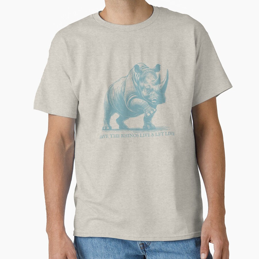 Rhino :Save the Rhino, Live and let Live by AfricaSkyBlue
