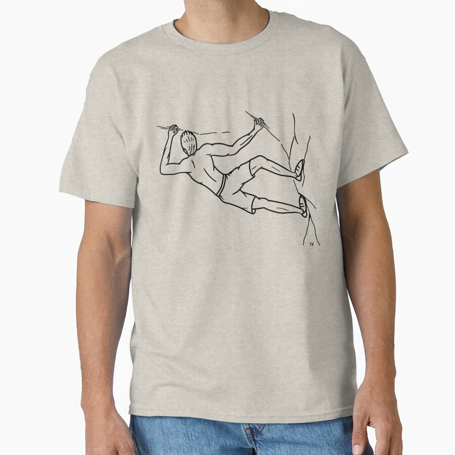 Male Climber/Boulderer Illustration by Foot Swap