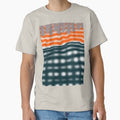 Horizon - Abstract Blurred Orange and Teal Grid Painting by MAMA.art.Rio <Marsailhe_Milward>