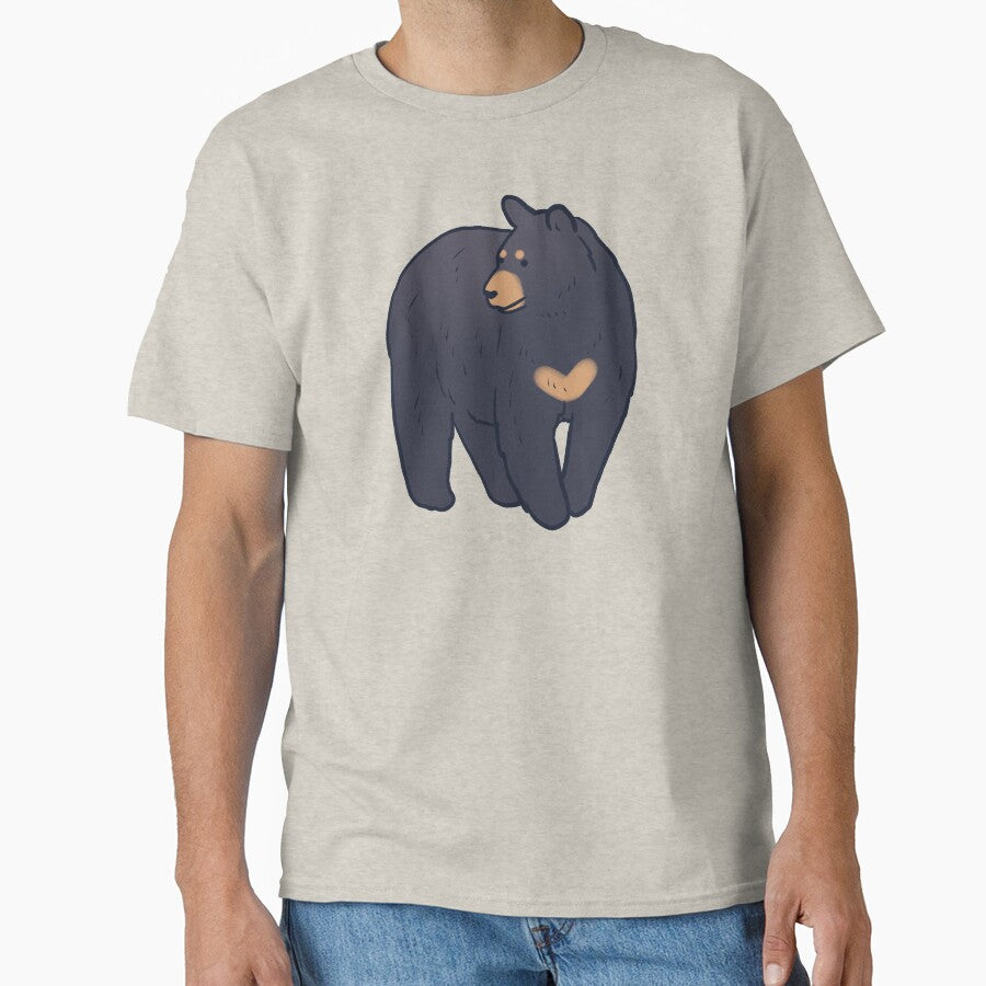 Cute black bear by Mayarart