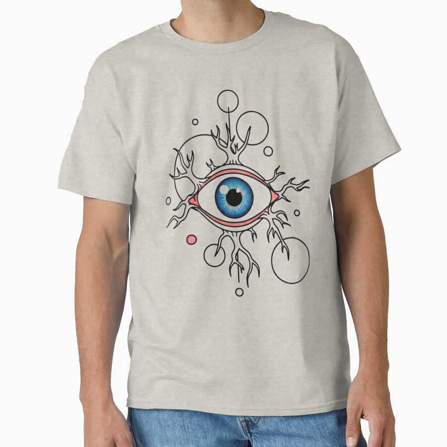Minimalist Surreal Eye Weirdcore Vector Art by MarVan-Prints