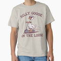 Silly Goose On The Loose Funny Bird Scooting by Y-Vibes